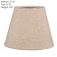 Lamp Shade 5x3x4.5 Natural Linen Lamp Shade 5x3x4.5 Natural Linen